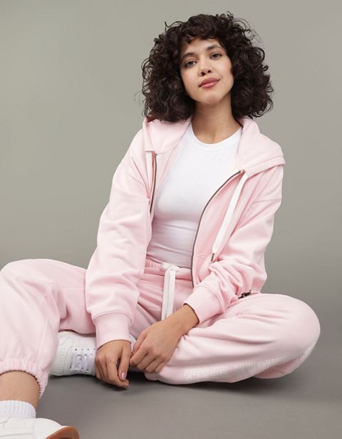 Женские худи American Eagle AE Heritage Zip-Up