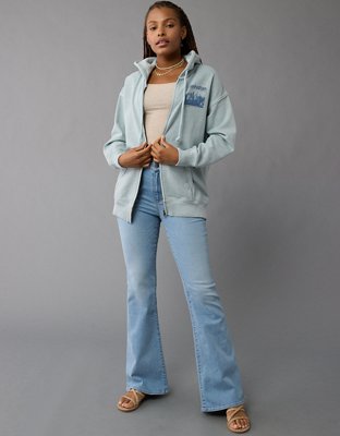 トップス aeae hood zip up AE Zip-Up Hoodie | American Eagle