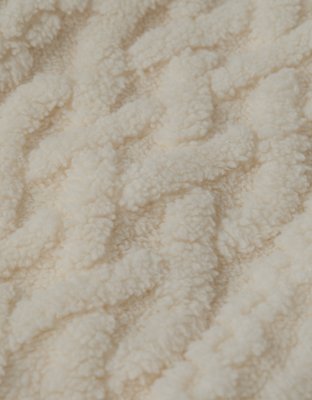 AE Cable Sherpa Full-Zip Sweatshirt