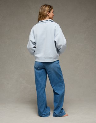 AE Everyday Luxe Quarter Zip Sweatshirt