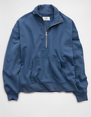 AE Everyday Luxe Quarter Zip Sweatshirt