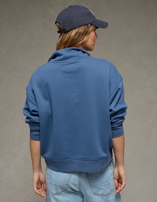 AE Everyday Luxe Quarter Zip Sweatshirt