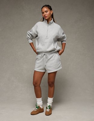 AE Everyday Luxe Quarter Zip Sweatshirt