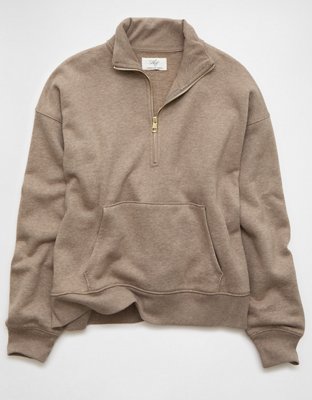 AE Everyday Luxe Quarter Zip Sweatshirt