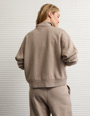 AE Everyday Luxe Quarter Zip Sweatshirt