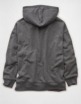 AE Everyday Luxe Oversized Zip-Up Hoodie