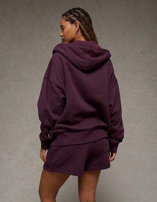 AE Everyday Luxe Oversized Zip-Up Hoodie