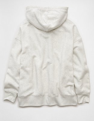 AE Everyday Luxe Oversized Zip-Up Hoodie