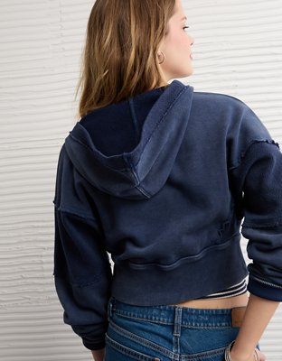 AE Cropped Zip-Up Sweatshirt