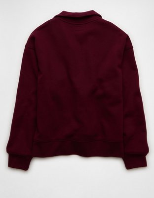 AE Everyday Luxe Quarter-Zip Sweatshirt