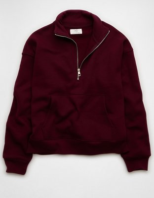AE Everyday Luxe Quarter-Zip Sweatshirt