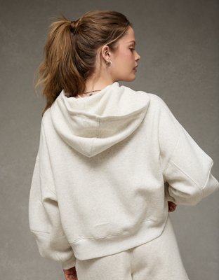 AE Boxy Double-Zip Balloon Sleeve Hoodie