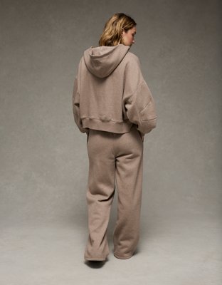 AE Full-Zip Balloon Sleeve Hoodie | American Eagle