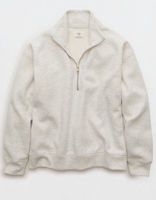 AE Everyday Luxe Quarter-Zip Sweatshirt