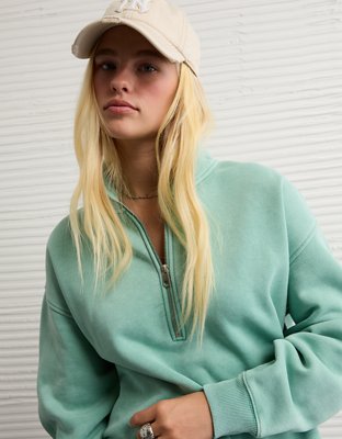 AE Everyday Luxe Quarter-Zip Sweatshirt