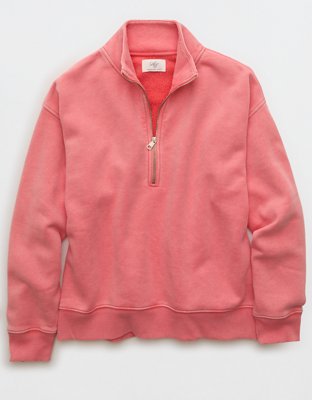 AE Everyday Luxe Quarter-Zip Sweatshirt