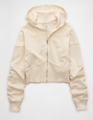 AE Cropped Zip-Up Sweatshirt