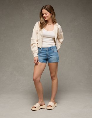 AE Cropped Zip-Up Sweatshirt | American Eagle