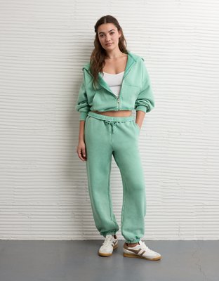 AE Boxy Double-Zip Balloon Sleeve Hoodie