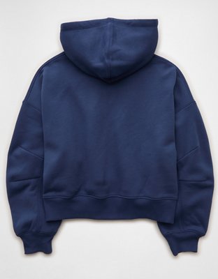 AE Boxy Double-Zip Balloon Sleeve Hoodie