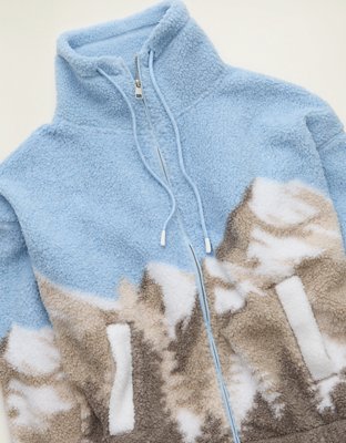 AE Sherpa Zip-Up Sweatshirt