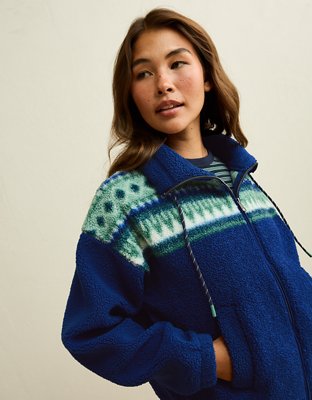 AE Sherpa Zip-Up Sweatshirt