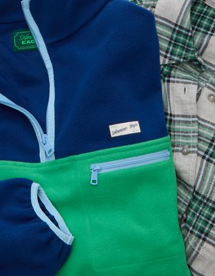AE Polar Fleece Quarter-Zip Sweatshirt | American Eagle