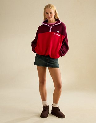 AE Polar Fleece Quarter-Zip Sweatshirt