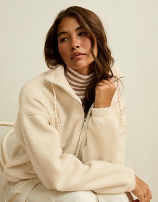 AE Sherpa Zip-Up Sweatshirt