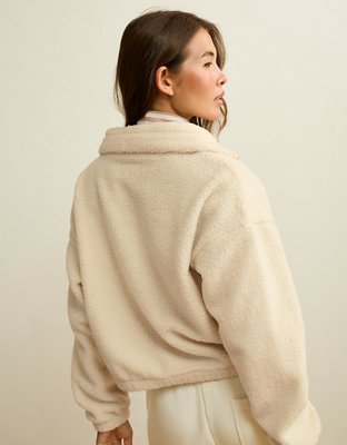 AE Sherpa Zip-Up Sweatshirt