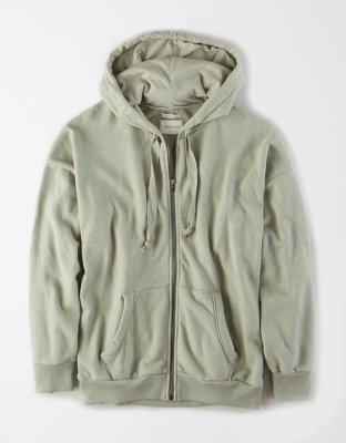 american eagle waffle hoodie