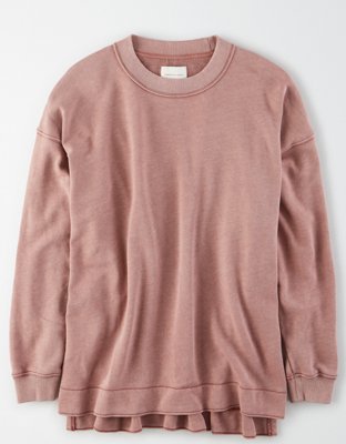 long fleece sweatshirt