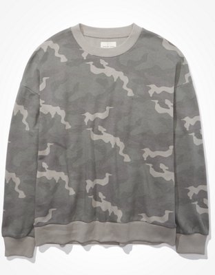 American eagle shop camo sweatshirt