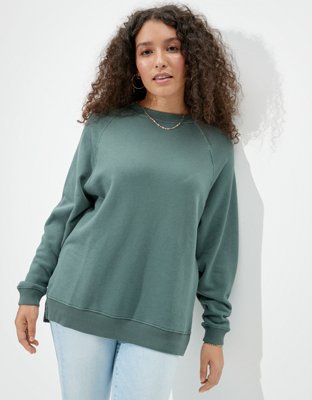 AE Fleece Oversized Crew Sweatshirt