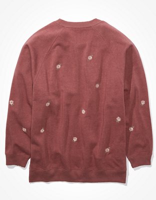 Женские худи American Eagle AE Forever Oversized Crew Neck Sweatshirt — фото 4