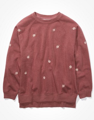 Женские худи American Eagle AE Forever Oversized Crew Neck Sweatshirt — фото 3