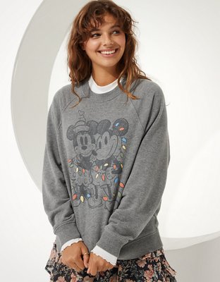 Ae fleece discount crew neck sweatshirt