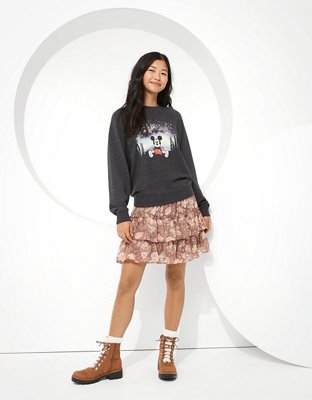 Disney X AE Fleece Crew Neck Sweatshirt