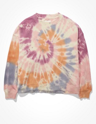 Женские худи American Eagle AE Forever Printed Crew Neck Sweatshirt — фото 3