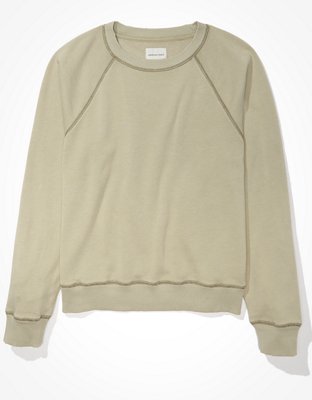 Женские худи American Eagle AE Summer Fleece Crew Neck Sweatshirt — фото 3