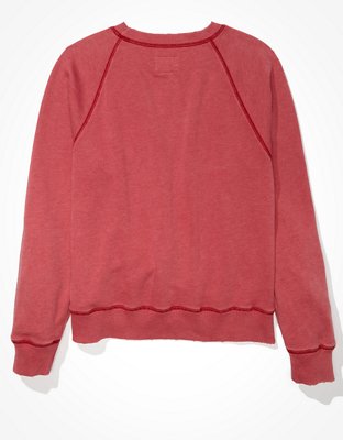 Женские худи American Eagle AE Summer Graphic Fleece Crew Neck Sweatshirt — фото 4