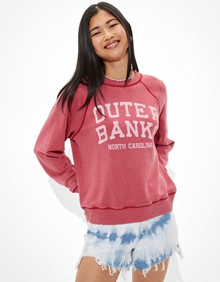 AE Summer Graphic Fleece Crew Neck Sweatshirt