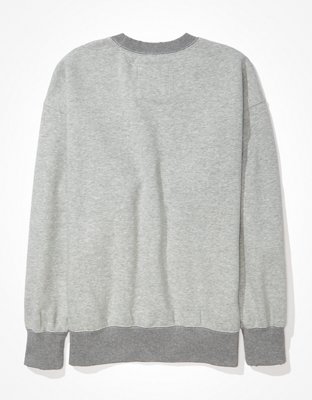 AE Super Soft Sweatshirt vintage extragrande de fleece con cuello redondo