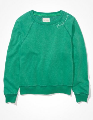 Женские худи American Eagle AE Fleece Vintage Crew Neck Sweatshirt — фото 3