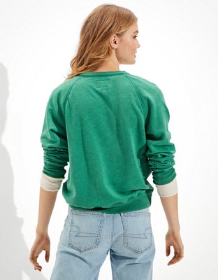 Женские худи American Eagle AE Fleece Vintage Crew Neck Sweatshirt — фото 2