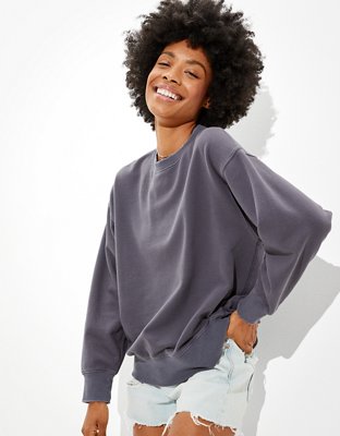 Glyder - Women's Vintage Oversized Crewneck Sweatshirt