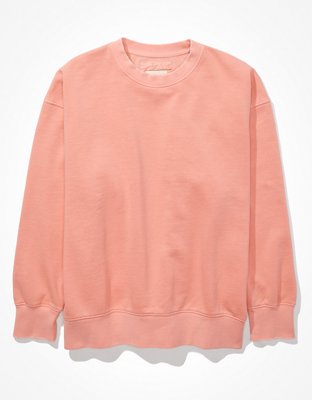 AE Super Soft Sweatshirt vintage extragrande de fleece con cuello redondo