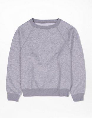 Ae fleece discount crew neck sweatshirt