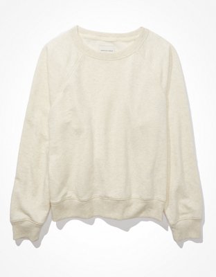Женские худи American Eagle AE Fleece Raglan Crew Neck Sweatshirt — фото 3