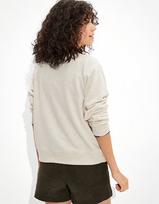 Женские худи American Eagle AE Fleece Raglan Crew Neck Sweatshirt — фото 2